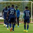 Gor Mahia players during their pre-season preparations.