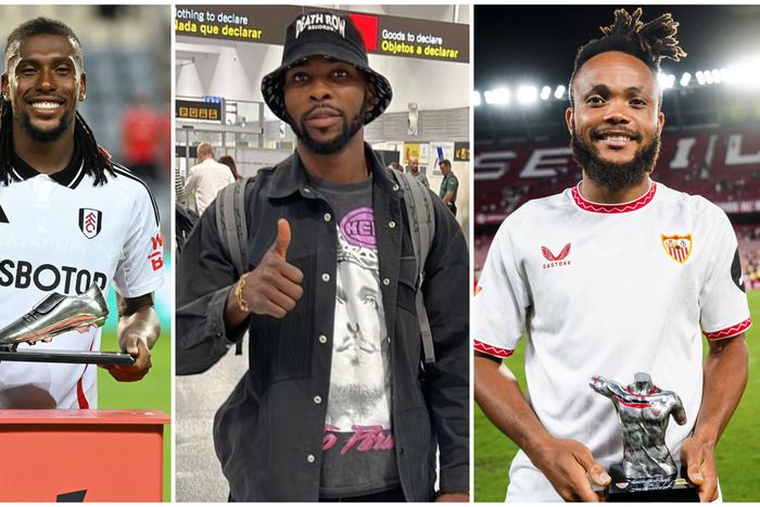 From L-R: Alex Iwobi, Kelechi Iheanacho, and Chidera Ejuke.