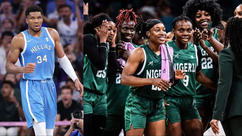 Giannis Antetokounmpo: Nigerian Freak teams up with D'Tigress star at Paris 2024 Olympics