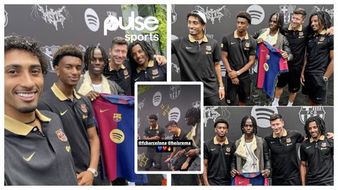 WATCH: Nigerian musician Rema teaches Lewandowski, Raphinha & other Barcelona stars 'Azaman' dance