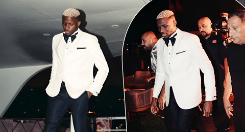 'Happy Married Life' - Super Eagles star Victor Osimhen reacts after being congratulated on wedding
