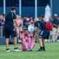 Inter Miami forward Lionel Messi (10) is helped to his feet after sustaining an injury in the first half during a Leagues Cup soccer match between Inter Miami CF and Necaxa (Photo by Chris Arjoon Icon Sportswire)