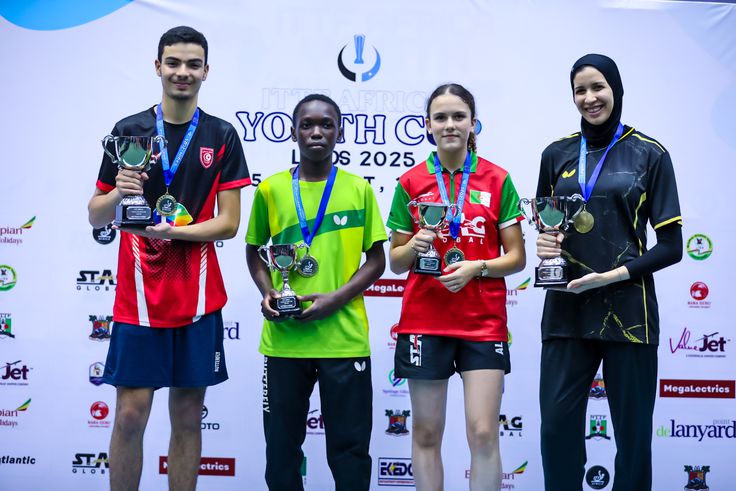ITTF Africa Youth Cup: Essid, Sebatindira, Morice, and Younes Crowned maiden champions