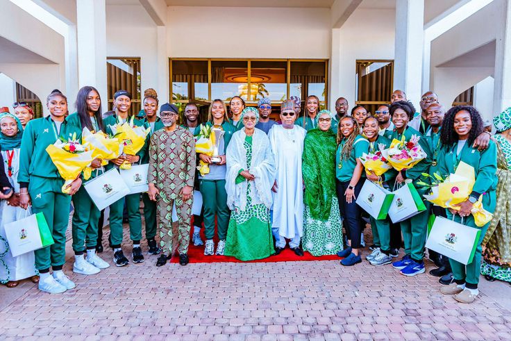 See what First Lady Remi Tinubu has to say after the President gifted D'Tigress OON $100,000 and a plot of land for their Afrobasket triumph.