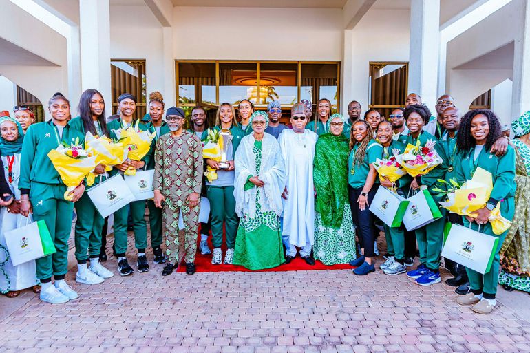 See what First Lady Remi Tinubu has to say after the President gifted D'Tigress OON $100,000 and a plot of land for their Afrobasket triumph.