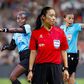 FIFA President stands with female referee who received death threats