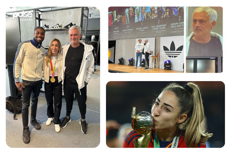 Noah Lyles honours Jose Mourinho and other Adidas family