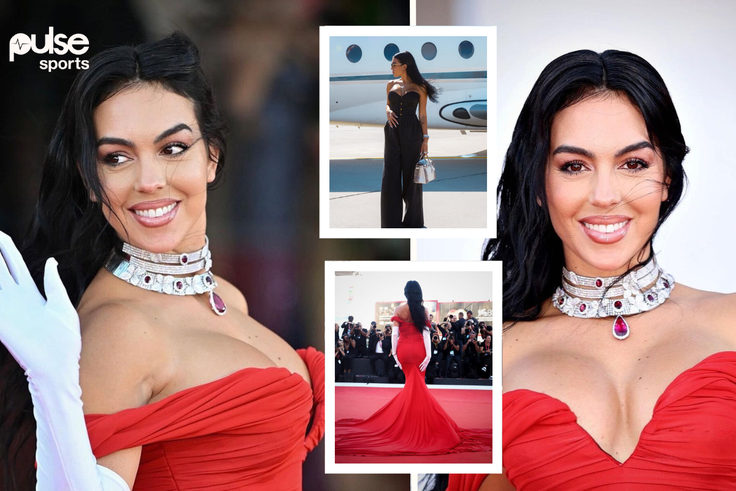 Georgina Rodriguez dazzles at Venice Film Festival