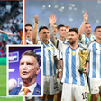 Lionel Messi: Liverpool's Van Dijk reacts to Van Gaal's rigged World Cup claim
