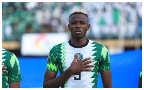 Victor Osimhen: Super Eagles star arrives Nigeria, set to link up with squad in Uyo