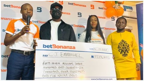 Cement seller from Southeast wins over N57 million with 5k on betBonaza