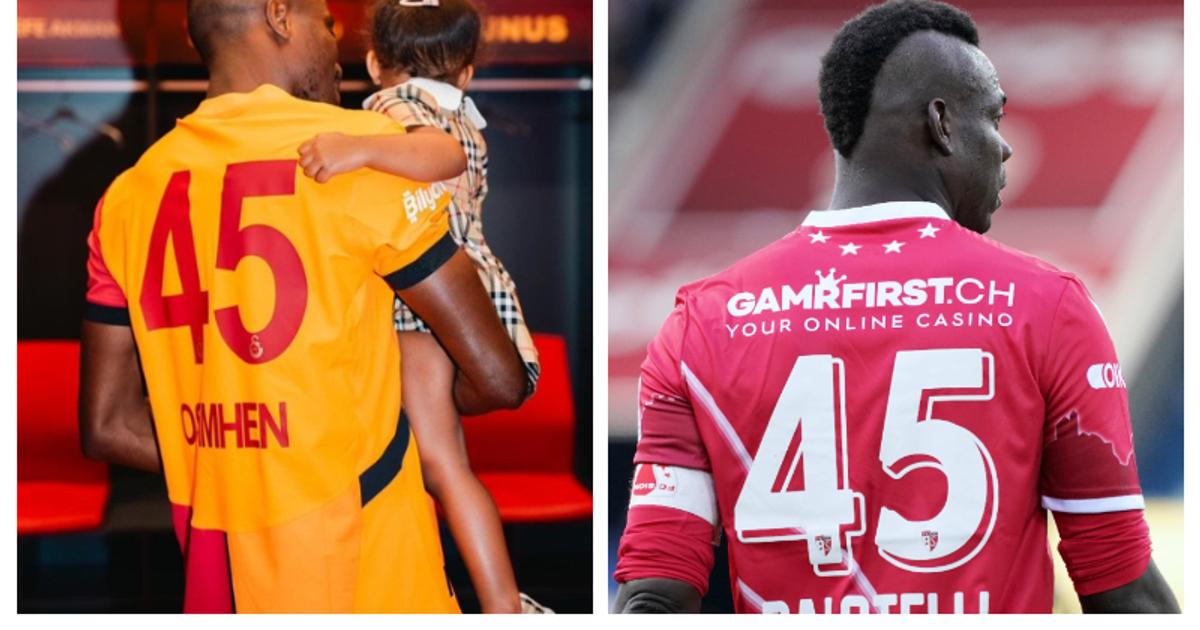 Victor Osimhen: Mario Balotelli reacts to Super Eagles star jersey ...