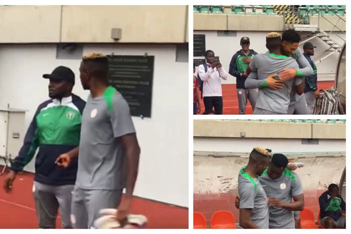 Victor Osimhen turn up to Super Eagles camp