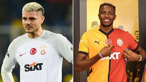 'Jealous' Mauro Icardi reacts to Victor Osimhen's heroic arrival at Galatasaray