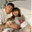 When he scored against Wolves in a 2-0 victory later that month, Garnacho dedicated his goal to his unborn child and now he has welcomed a baby Instagram/Garnacho