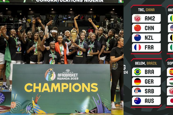 D'Tigress were in group B along with Senegal, Belgium, and reigning Olympic Champions the United States of America for Olympic qualification - Image Credit - X/FIBA