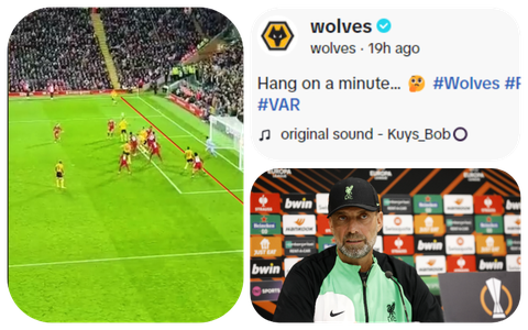Wolves make fun of Liverpool manager Jurgen Klopp over VAR offside issue