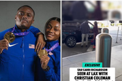 Sha'Carri Richardson and Christian Coleman spotted together again confirming their relationship is still waxing strong