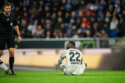 Boniface in fine form for Bayer Leverkusen.