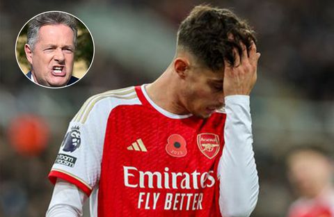 Piers Morgan calls out Arteta for sticking with Havertz in Arsenal's attacking line