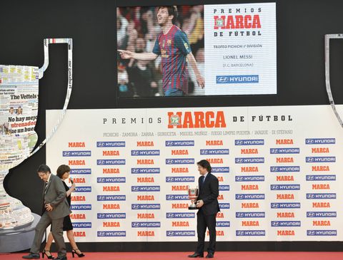 Lionel Messi won the 2013 Pichichi trophy