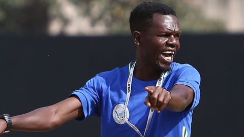 Ezekiel Akwana reacts after Sofapaka's loss to Talanta