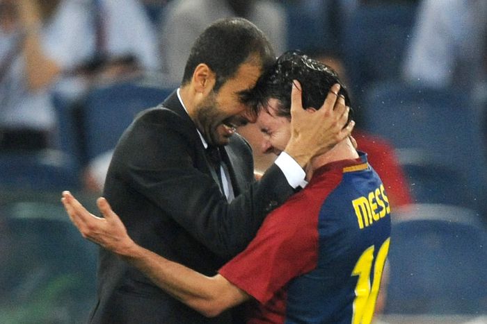 Pep Guardiola and Lionel Messi || Getty Images