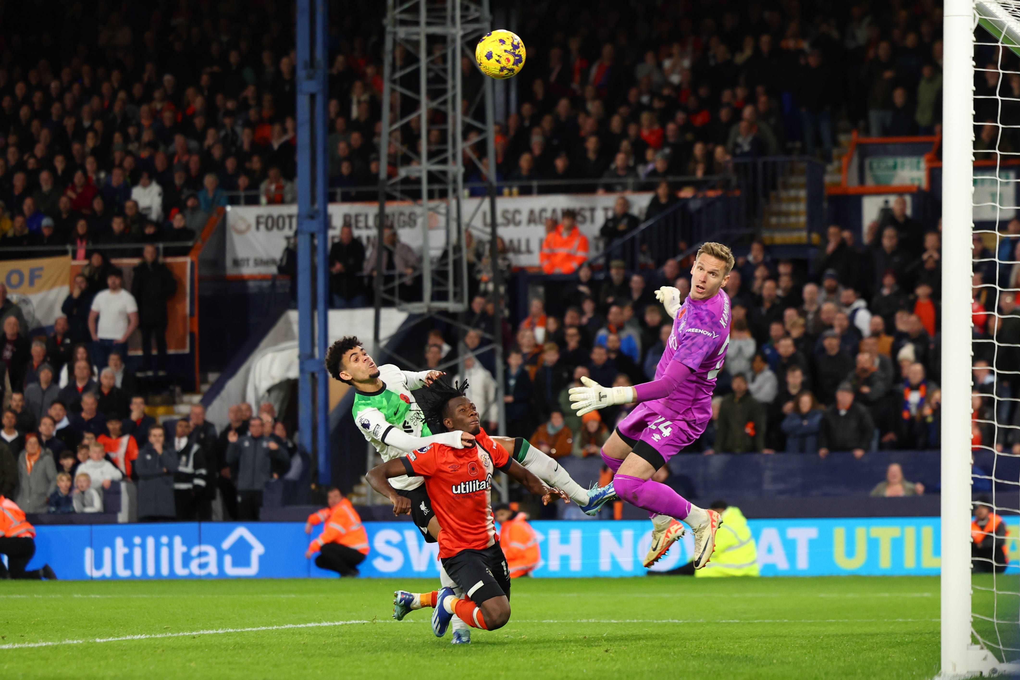 Luis Diaz snatched a late point for Liverpool || Image credit: Imago