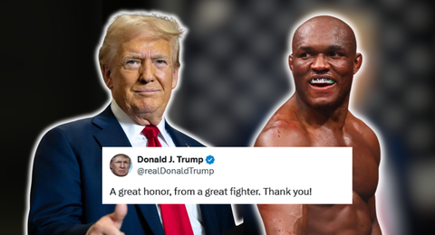 A great fighter – Donald Trump hails Nigerian UFC star Kamaru Usman ahead of U.S elections