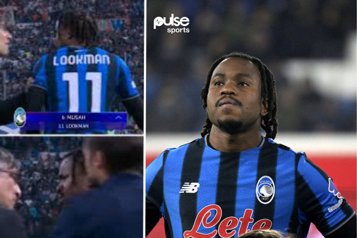 ‘Pure racism’ — Fans beg Lookman to leave Atalanta after being pushed by coach