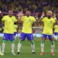The Samba boys of Brazil dance their way into the world cup quarter-finals