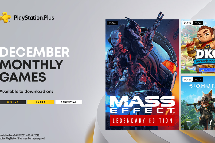 PlayStation Plus Monthly Games for December.