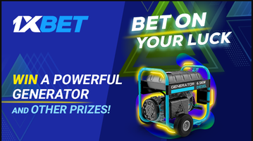 Generators, smartphones and thousands of bonus points in the Bet On Your Luck promo