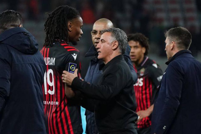 Christophe Galtier managed OGC nice for one season || Image credit: Imago