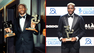 [WATCH] Funny video of Osimhen revealing his Serie A AIC Player of the Year vote