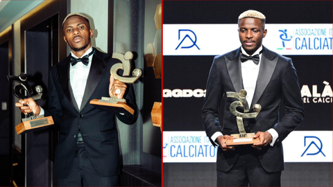 [WATCH] Funny video of Osimhen revealing his Serie A AIC Player of the Year vote