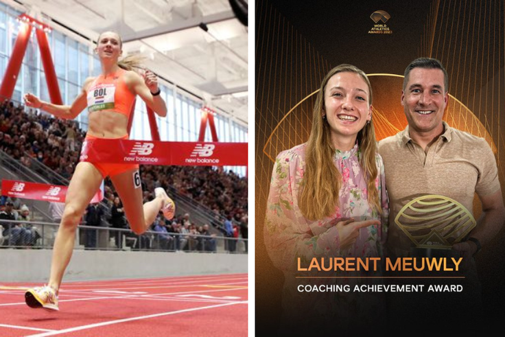 Femke Bol's coach, Laurent Meuwly receives World Athletics Coaching Achievement Award