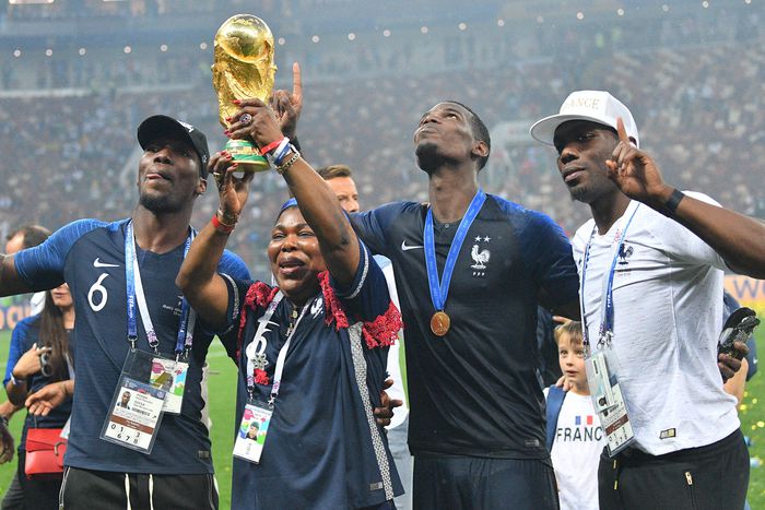 Pogba family celebrating Paul Pogba's 2018 World Cup win | Imago