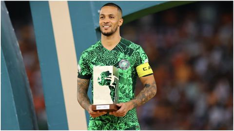 Troost-Ekong with his AFCON 2023 MVP award | IMAGO