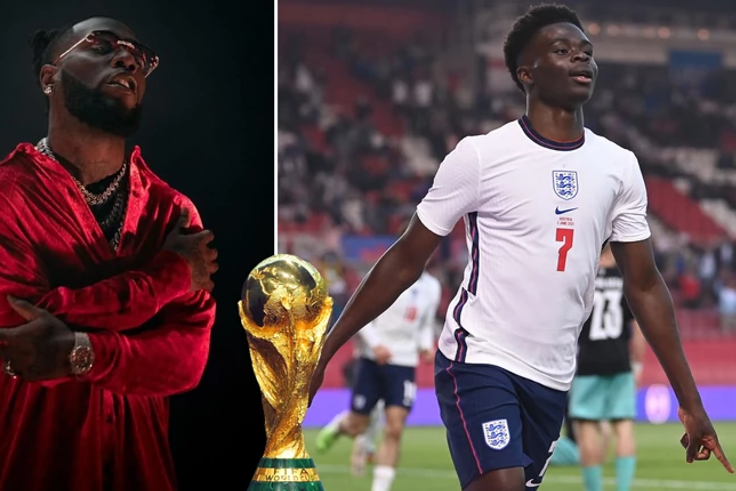 Bukayo Saka: Nigerians react as Burna Boy wishes Arsenal star well ahead of FIFA World Cup