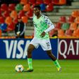 Igoh Ogbu in action for Nigeria