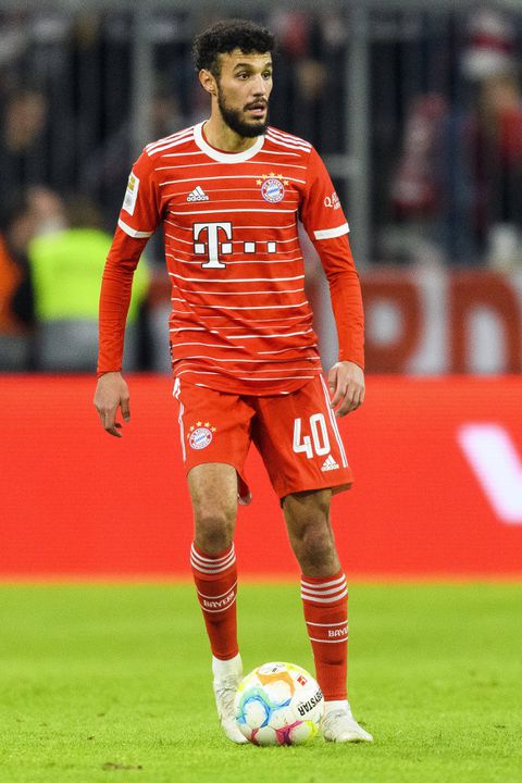 The Bayern Munich defender Noussair Mazraoui