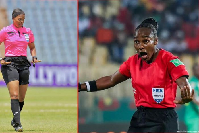 Meet the 5 females referees who will be officiating at AFCON 2023 || Image credit: Platinum Times