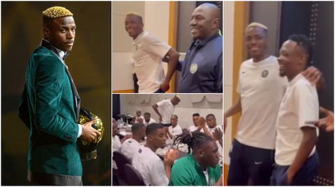 Victor Osimhen: Jubilation in Nigeria's camp as Super Eagles celebrate historic CAF Award