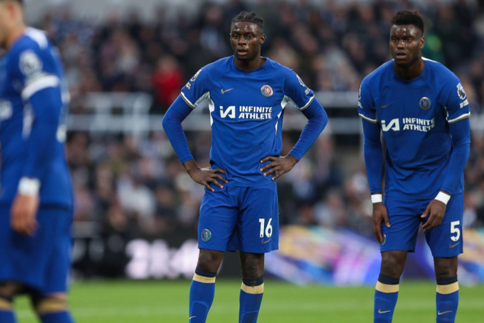 Lesley Ugochukwu of Chelsea and Benoit Badiashile || Image credit: iMAGO