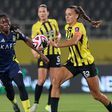 Super Falcons star Ashleigh Plumptre knocked out of Women's Cup, captains Al-Ittihad to 2-3 loss against Al-Nassr.