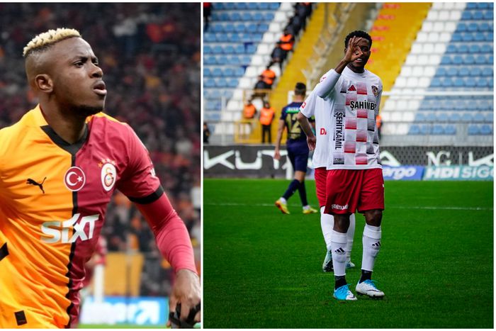 Victor Osimhen (left) and David Okereke (right).