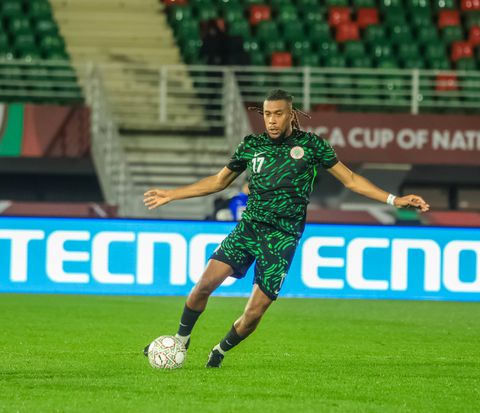 Alex Iwobi dictated the game in midfield again for Nigeria. (Photo Credit: Imago)