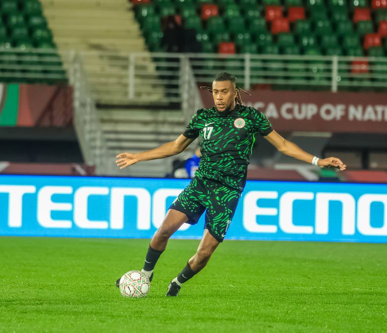 Alex Iwobi dictated the game in midfield again for Nigeria. (Photo Credit: Imago)