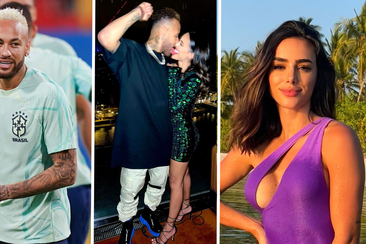 PSG star Neymar sparks dating rumours after kissing ex-girlfriend on 31st birthday